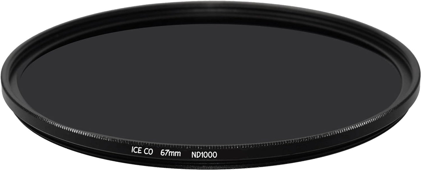 ICE CO Slim 67mm MC ND1000 Filter Neutral Density ND 1000 10 Stop 16 Layer Nano Multi-Coated Optical Glass