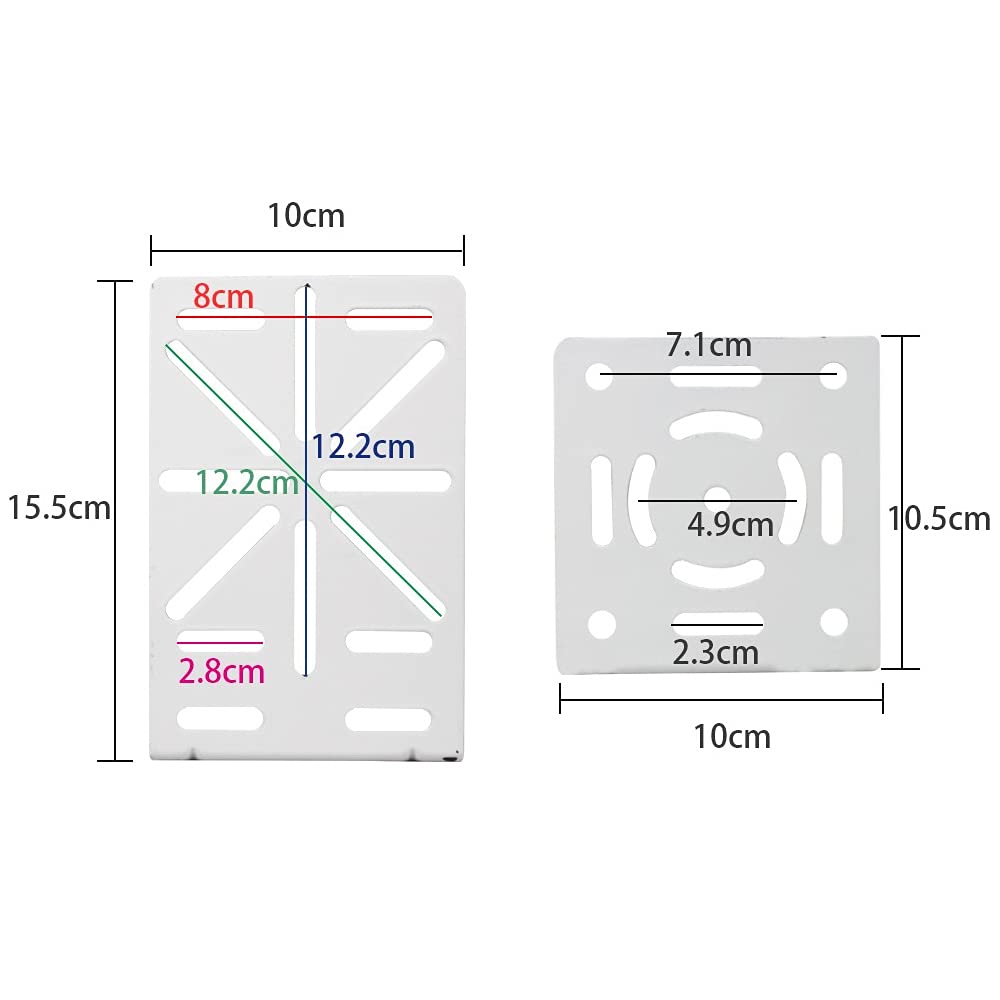 compcctv L-Shape Dome Camera Bracket,Universal Wall Ceiling Mount Bracket for Security CCTV Hikvision Dome Camera, CCTV Security Ball Machine Dome PTZ