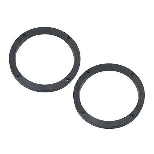 SYCZIOHU 2Pcs 6.5 Inches Speaker Spacer Rings Hollow Speaker Washers Plastic Speaker Adapter Spacer Ring Replacement Part for Speaker Repair or