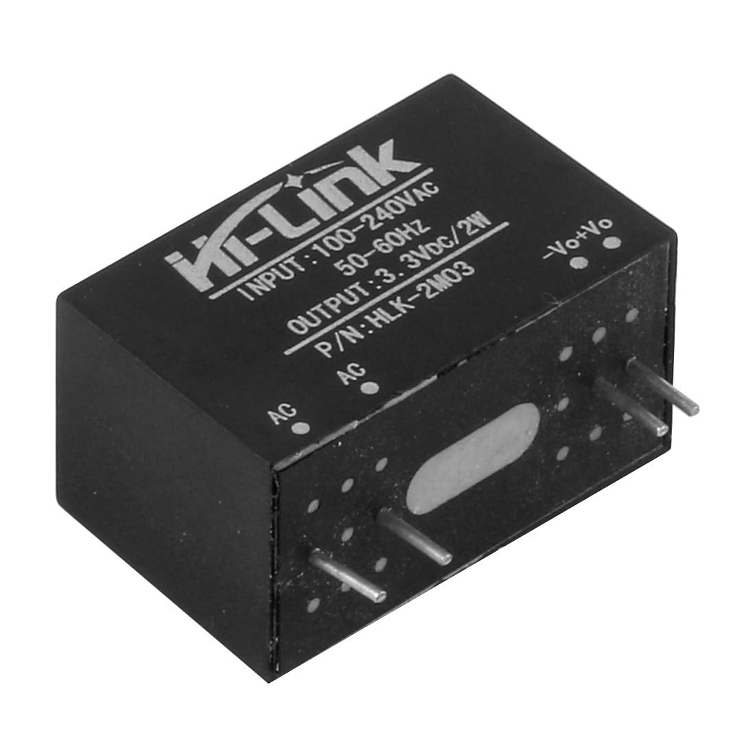 Hi-Link HLK-2M03 Power Supply Module AC-DC 220V to 3.3V 600mA Step Down Buck Isolated Intelligent Household Switch Converter (5 PCS)