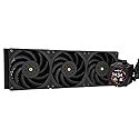 Thermalrlght CORE Vision 360 Black CPU Water Cooler,3 PWM Fans Water Cooling System with 2150PRM,for AM4/AM5&Intel LGA1851/1700, Magnetic Detachable