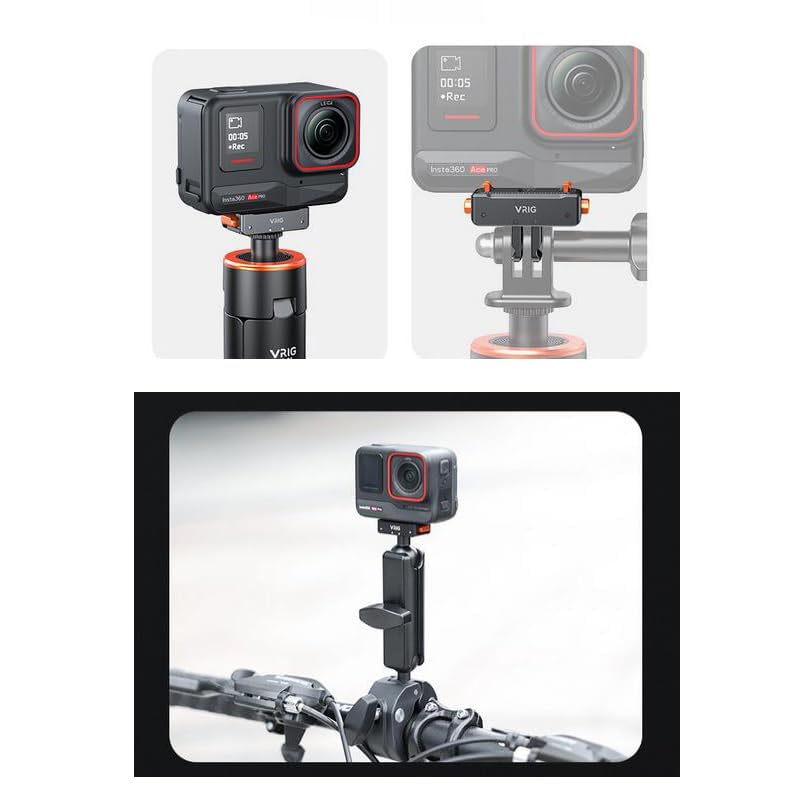 Coyktonty Quick Release Mount for Insta360 Ace Pro 2/Ace Pro/Ace/ONE X4/ONE X3/ONE X2/Gopro Hero 12,Aluminum Alloy Magnetic Mount Adapter,Quick