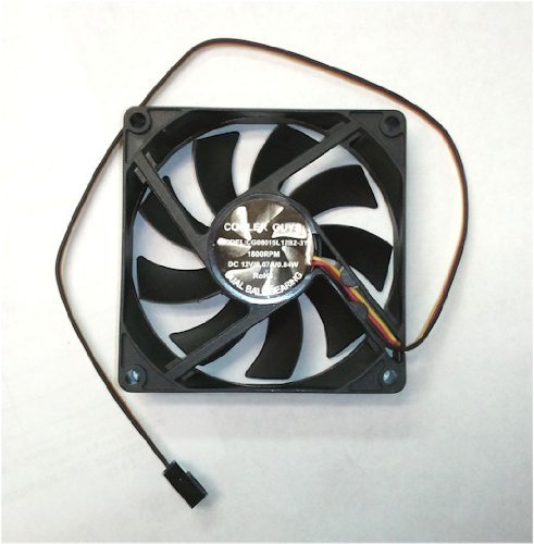 Coolerguys 80x80x15mm 12v Fan 3 pin CG08015L12B2-3Y