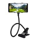 Selfdee Cell Phone Holder,Lazy Bracket, 360-degree Rotating Universal Flexible Long Arms Clip Mount Gooseneck Phones Stand for Bed Flexible Arm