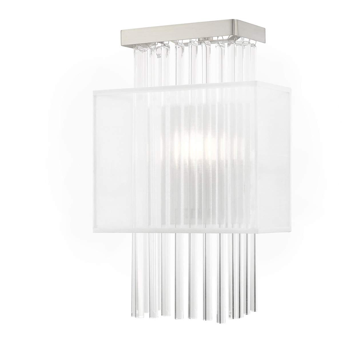 Livex Lighting 1 Lt Brushed Nickel ADA Wall Sconce