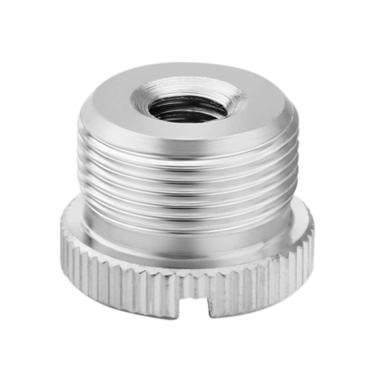 JOMLEY 1/4 to 5/8 Adapter, 1/4"-20 Female to 5/8"-27 Male Screw Thread Adapter for Camera Monitor Microphone Stand - 2 Pack