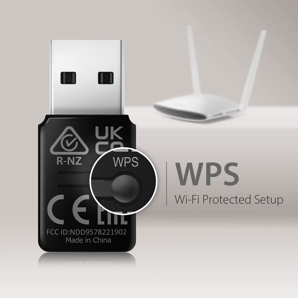 Edimax Wi-Fi 4 802.11n Mini USB Adapter Wireless N300 Dongle, 300Mbps throughput, Auto-Power Adjustment for Energy Saving, Win11 Plug-n-Play, Mac OS
