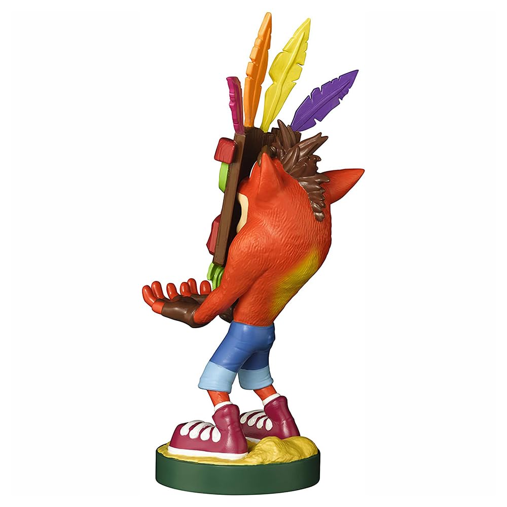 Exquisite Gaming Aku Aku Character Controller Holder, Crash Bandicoot Phone Stand, 8.5 in Gaming Desk Accessory