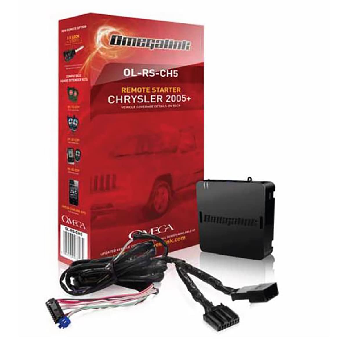 Excalibur OLRSCH5 Omegalink RS KIT Module and T Harness for Chrysler Non-Tipstart Models 2005 and up