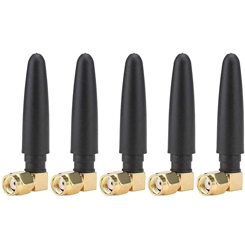 5Pcs 2.4GHZ Antenna Internal Thread 3dbi SMA Antenna with Internal Copper Material for Small Digital Equipment(L SMA Female)