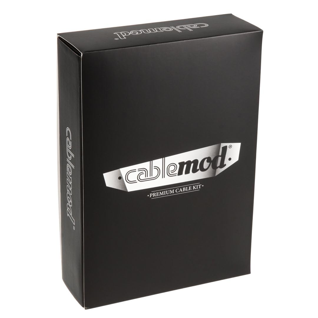 CableMod RT-Series Classic ModFlex Sleeved Cable Kit for ASUS/Seasonic/Phanteks Revolt (Black)
