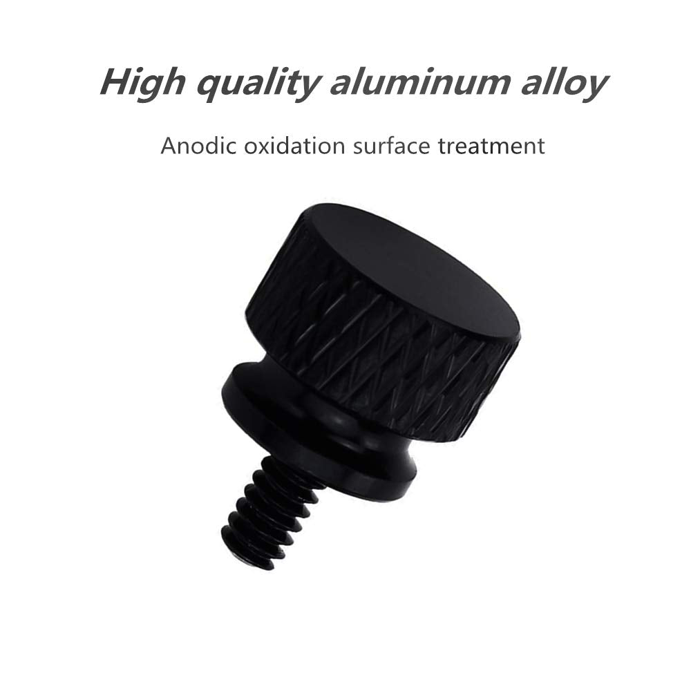 YATENG 10-pcs Anodized Aluminum Computer Case Thumbscrews (6-32 Thread) for Computer Cover / Power Supply / PCI Slots / Hard Drives DIY Personality
