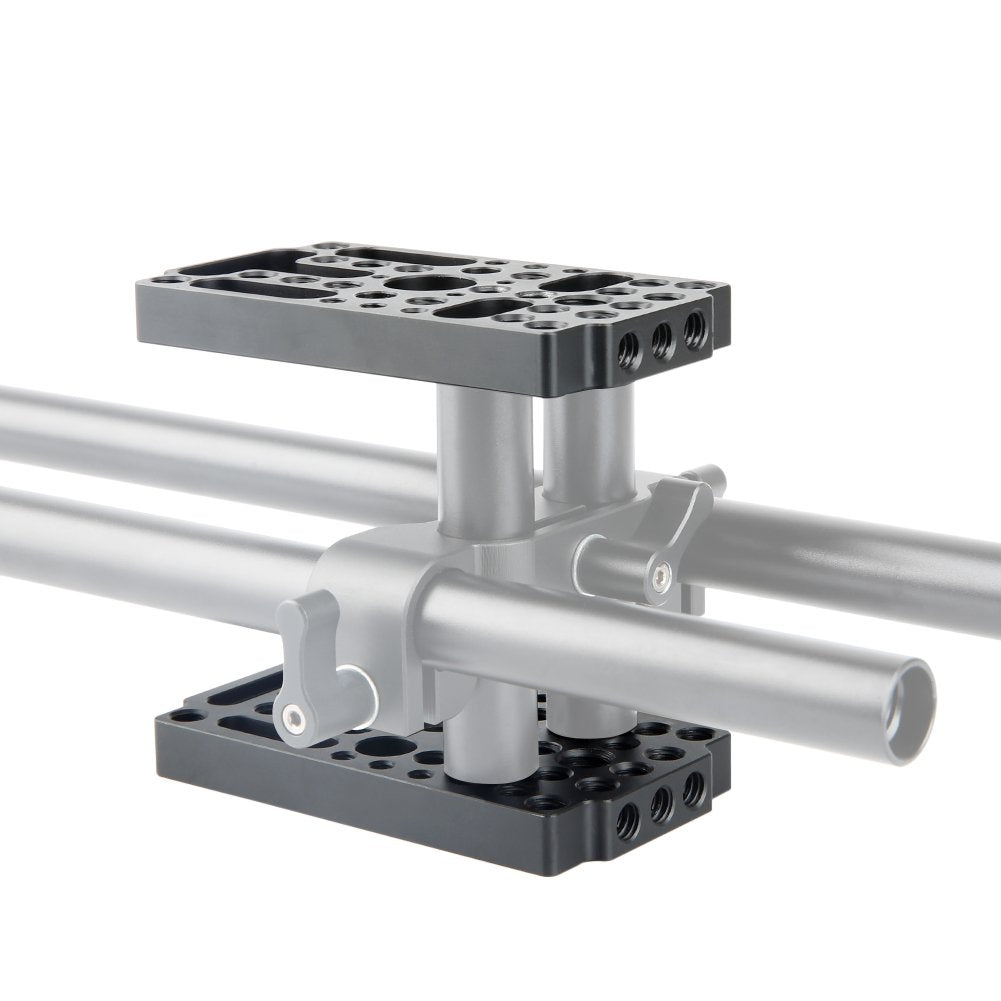 NICEYRIG Camera Cheese Plate Switching Easy Plate Applicable for Railblocks, Dovetails, Short Rods