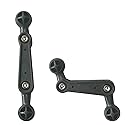 ThtRht 2 Pack 17mm Double Sided Ball Mount Arm 4'' Extension Rod Joint Connector Adapter Swirl Head for Garmin GPS Car Phone Holder Clamp Cellphone
