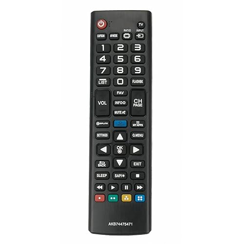 AKB74475471 Replaced Remote Applicable for LG TV 50LF6090 55LF6090 60LF6090 AD1080