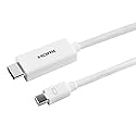 Philips Mini DisplayPort to HDMI Cable, 6 Foot Cable, Works with Laptops, Tablets, HDTV, Projectors, Full HD 1080p, 4K Ultra HD @ 30Hz, Mac and PC