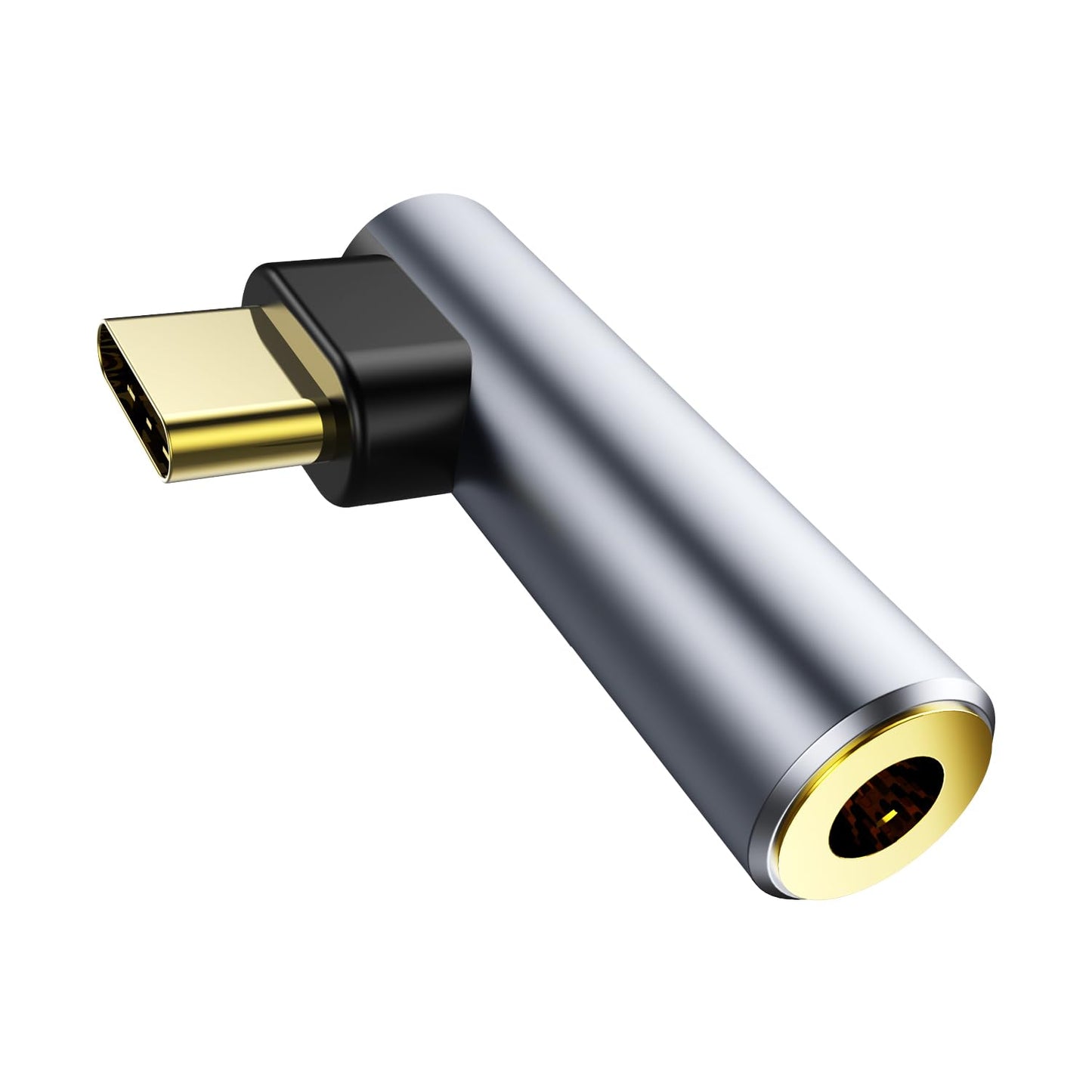 USB C to 3.5mm Audio Adapter, USB Type C to 3.5mm Female Headphone Jack Dongle Aux Adapter DAC Stereo HiFi Right Angle for iPhone 17 Air, iPhone 17