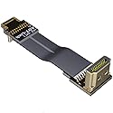 ADT-LINK FPV Cable for HDMI Micro Mini Flat Camera Connector 5cm-50cm Flexible Wire Line 18Gbps 4K@50/60 2160p for HDMI2.0 for FPV Camera (5cm,A2-D2)
