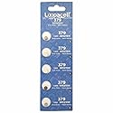 LOOPACELL 379 Button Cell Silver Oxide Sr521sw Watch Battery (1 Pack of 5 Batteries)