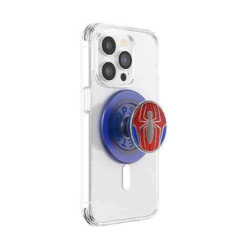 PopSockets Phone Grip for MagSafe, Magnetic Holder, Phone Stand, Spiderman - Verse
