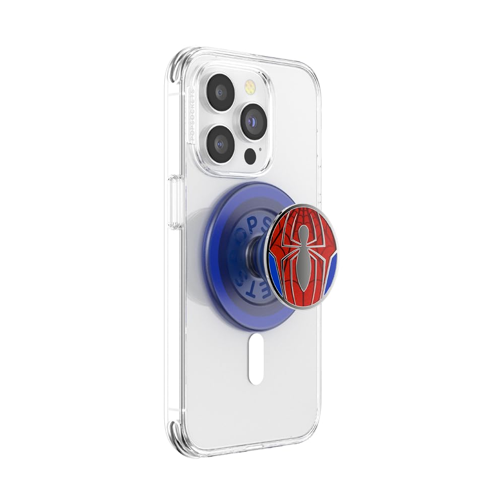 PopSockets Phone Grip for MagSafe, Magnetic Holder, Phone Stand, Spiderman - Verse