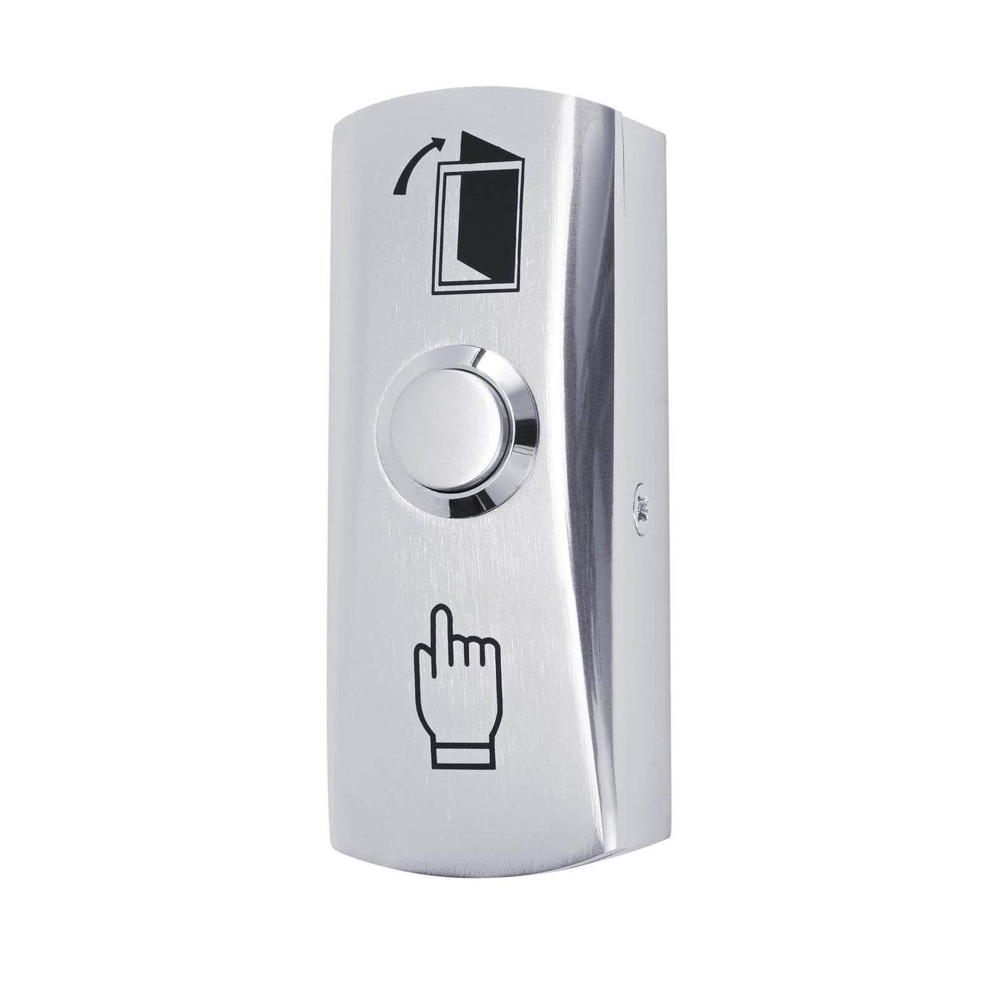 Push to Exit Button for Door Access Control System Zinc Alloy Shell NO/COM Output Classic Shape 4pcs