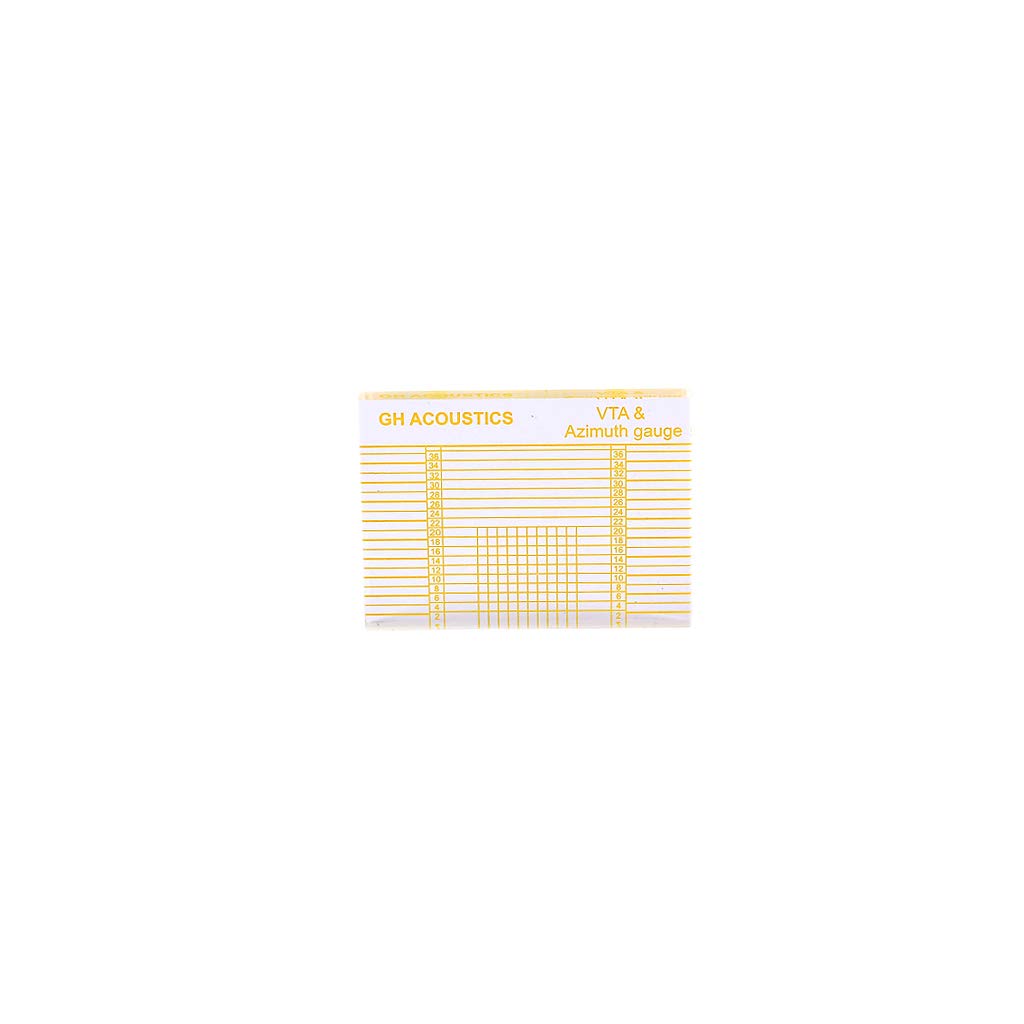 Alnicov LP Vinyl Record Player Azimuth Ruler?for Measuring Phono Tonearm VTA/Cartridge Azimuth Ruler Balance Cartridge Azimuth Ruler