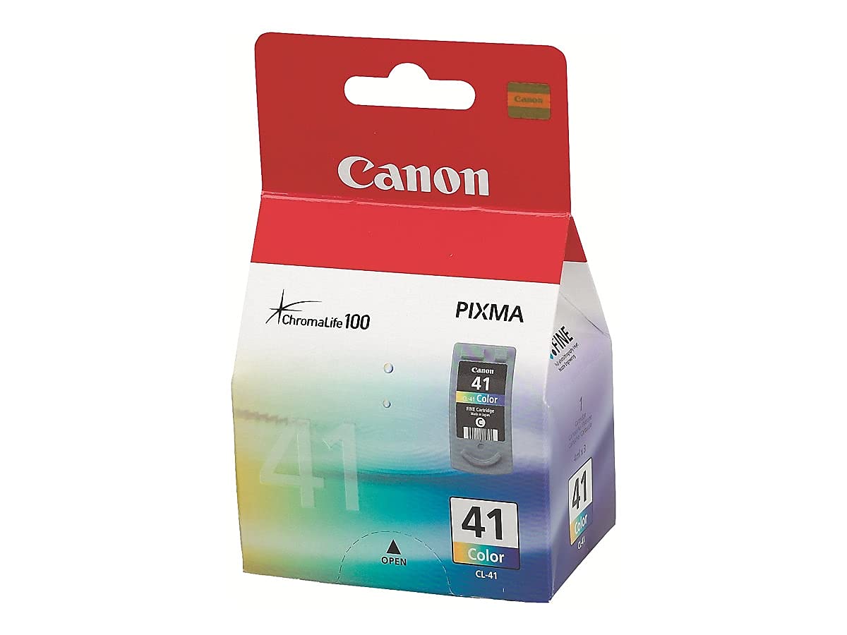 Canon CL41 Ink Cartridge, Tri-Color, in Retail Packaging