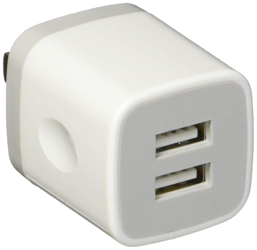 FiveBox Charger Block, USB Wall Charger, 3Pack Dual Port 2.1Amp Fast Charger Brick Base Adapter Charging Cube Plug Box for iPhone 16e 16 Pro Max 15 14