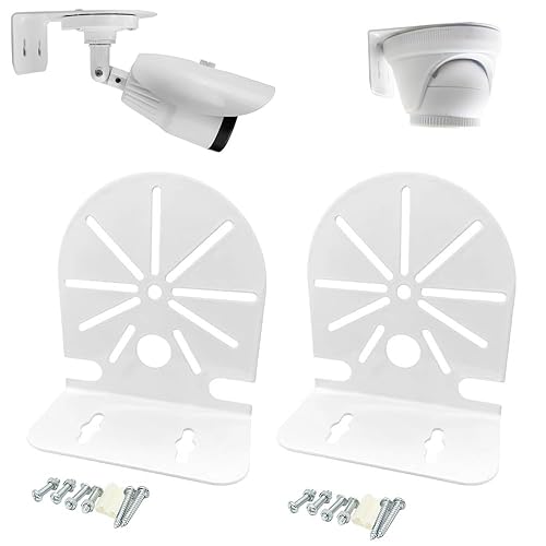 compcctv Security Camera Mount Bracket,Dome Camera Mount Iron Indoor Outdoor Wall Mount Bracket IP Camera Mounting,Universal Outdoor Security Camera