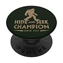 Bigfoot Hide & Seek Champion Green Sasquatch PopSockets Adhesive PopGrip
