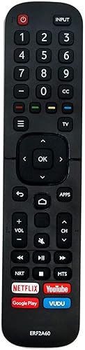 Remote Control for Hisense Smart 4K TV ERF2A60 65H6570 75H6570G 55H9G 65H9G 85H6570G 85H6510G