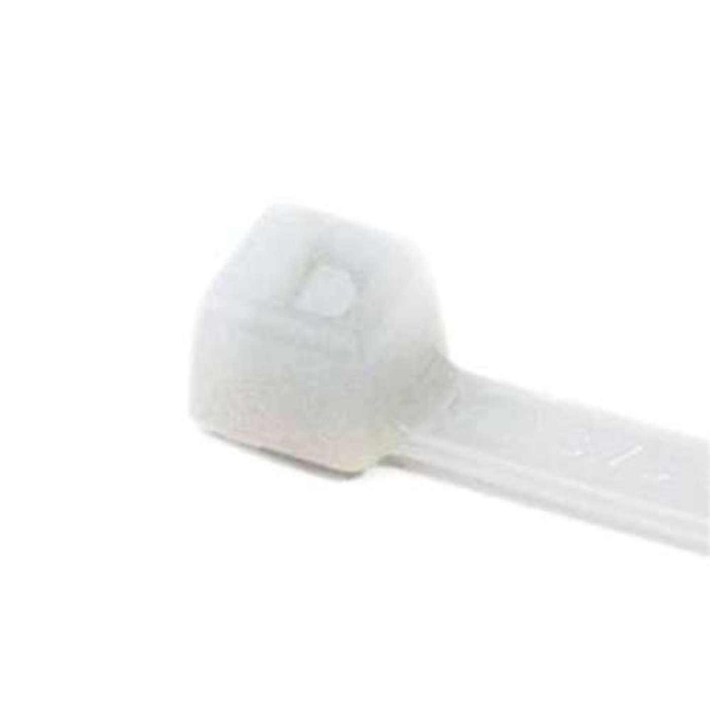 Hellermann Tyton T50R9M4 Standard Cable Tie, 8" Long, 50lb Tensile Strength, PA66, Natural (Pack of 1000)