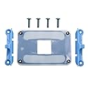 ZZHXSM AM4 Backplane CPU Heatsink Bracket Motherboard CPU Fan Cooling Mounting Sheet Plate Mount on Motherboard for AM4 Only, Blue