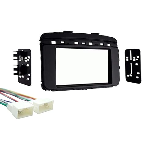 Harmony Audio Radio Install Bundle Fits Kia Sorento 2016-2018 with Metra 95-7366B Double DIN Dash Kit