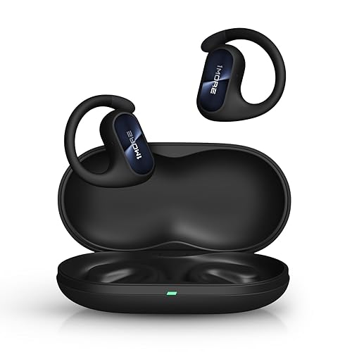 1MORE Fit SE S30 Open Ear Headphones, Wireless Bluetooth Headphones with 4 Microphones for Clear Calls, Sports Earbuds Split Design with Earhooks…