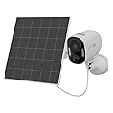 Swann Xtreem4K Eco Security Camera with Solar Panel: 4K UHD Video, AI Motion Detection w/Thermal Sensing, Solar Charging, Color Night Vision, Two-Way