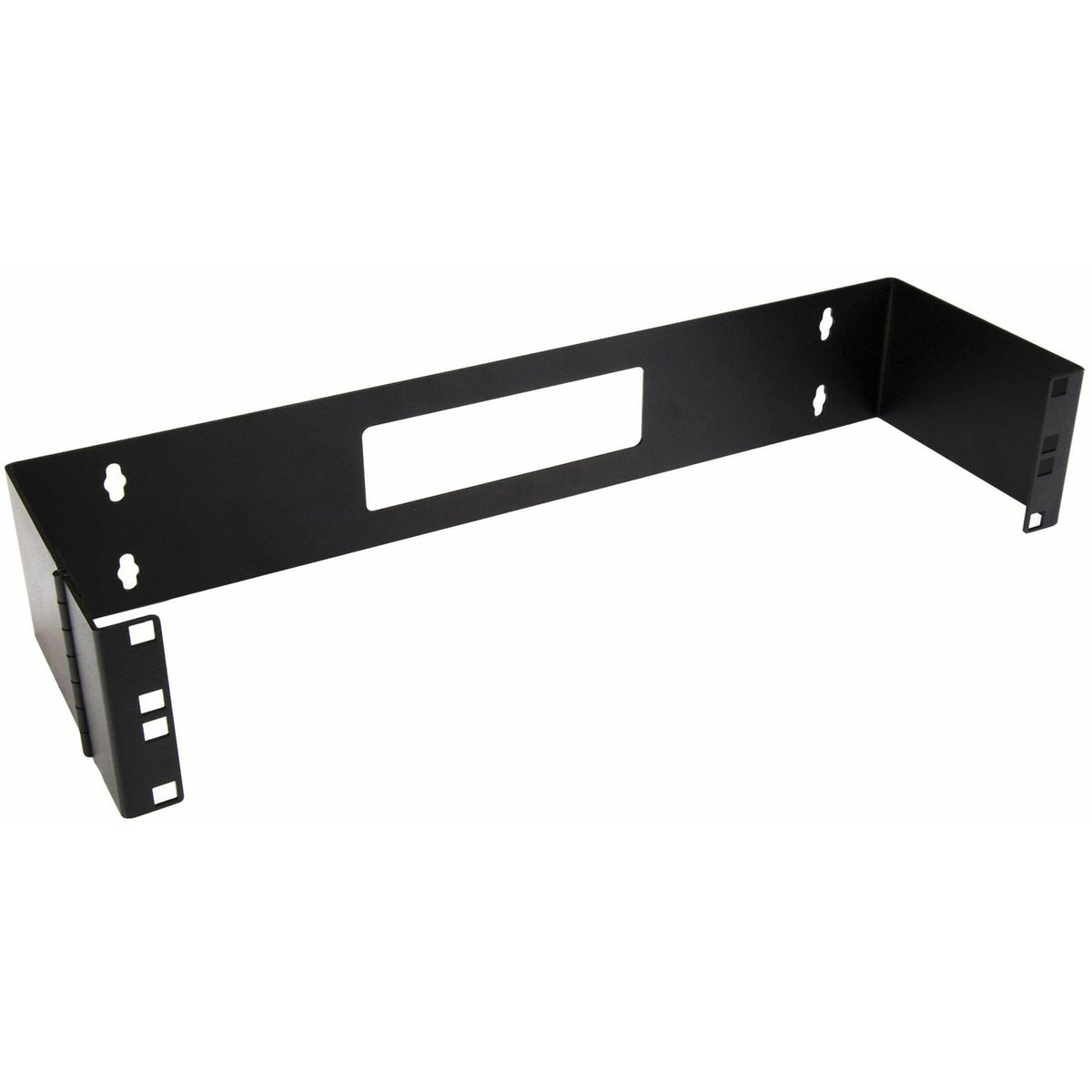 StarTech.com 2U Hinged Wall Mount Patch Panel Bracket - 6 inch Deep - 19" Patch Panel Swing Rack for Shallow Network Equipment- 22lbs (WALLMOUNTH2)