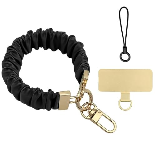 Long Pond Secure Adjustable Cell Phone Wrist Strap, Stylish Bracelet Wristlet, Anti-Lost Elastic Band for iPhone 16 Pro Max&Most Cellphones or Car