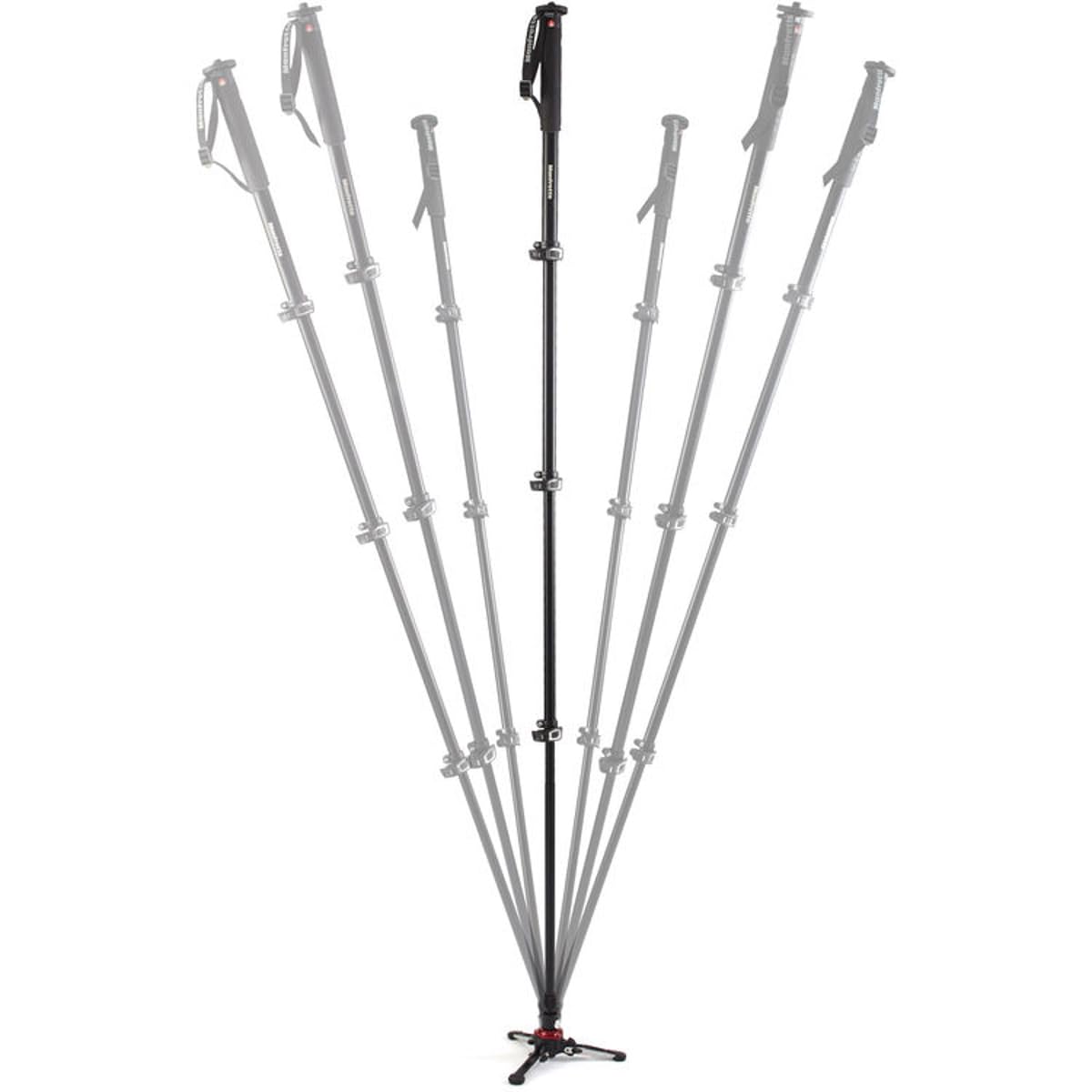 Manfrotto Xpro 4 Section Aluminum Video Monopod, Black (MVMXPROA4US)