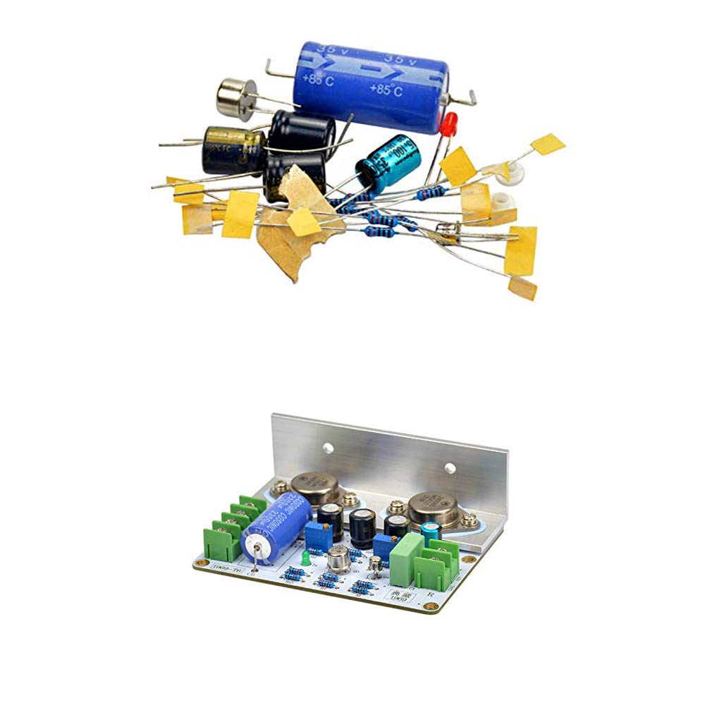 Acxico 1Pcs 1969 Class A Amplifier Board HiFi Audio Power Amplificador PCB MOT/2N3055 DIY Kits(Single Channel)