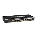 NETGEAR 8-Port PoE+ Gigabit Ethernet Unmanaged Essentials Switch (GS308PP) - with 8 x PoE+ @ 83W, Desktop or Wall Mount
