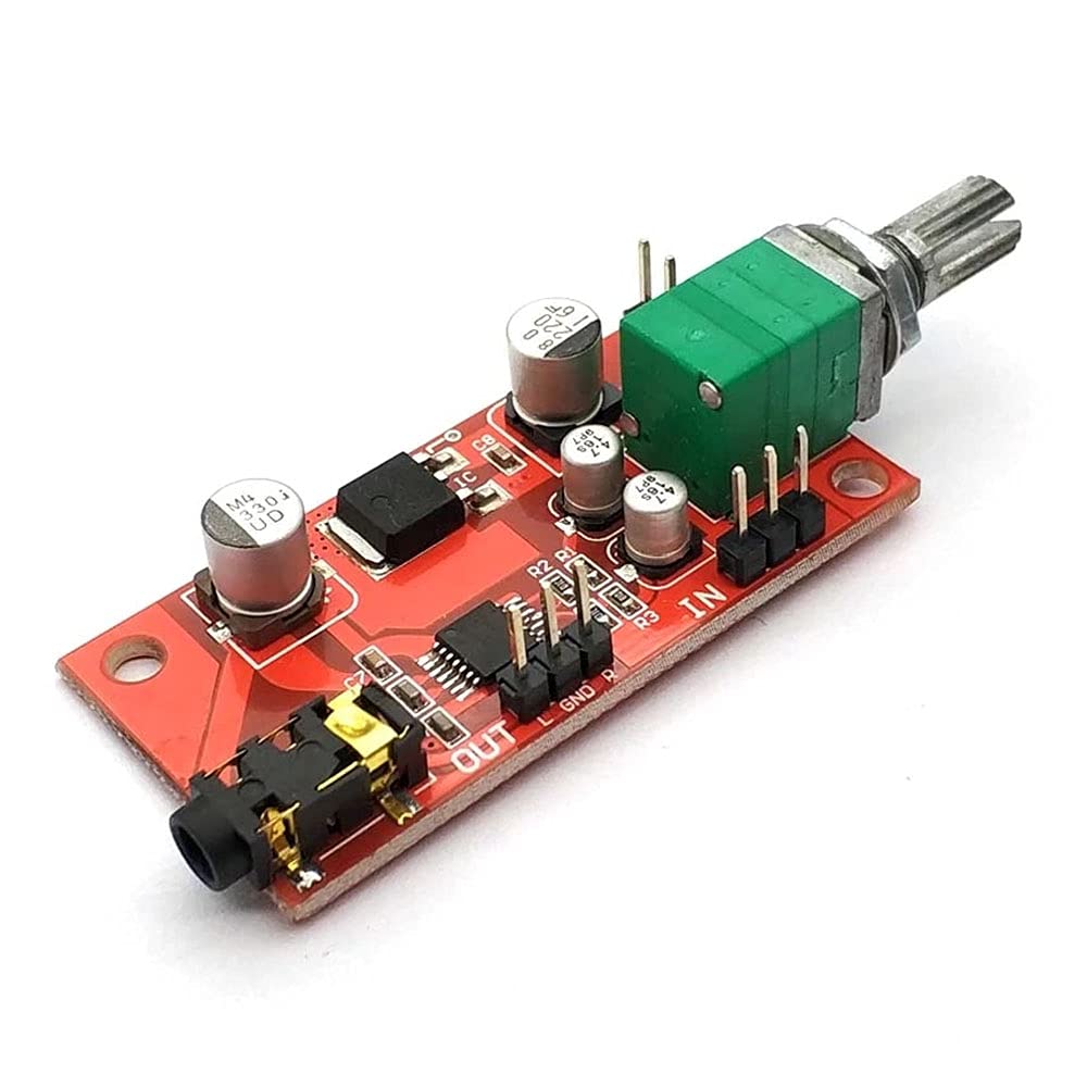 Rakstore MAX4410 Headphone Amplifier Board - 2Pcs, Headset Amplifier, Mini Amp, Single Battery Power, 50mm*25mm