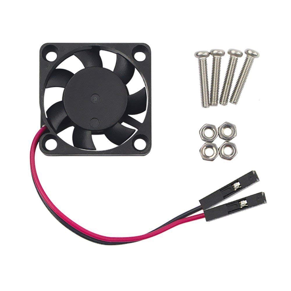 2Pcs 3007 Fan for Raspberry Pi 5 30x30x7mm Cooler Pi Brushless Cooling Case Fan 30MM 1.18in 3.3V 5V DC Quiet for Raspberry Pi 4, Pi 3 B+, Pi 3 B, 2