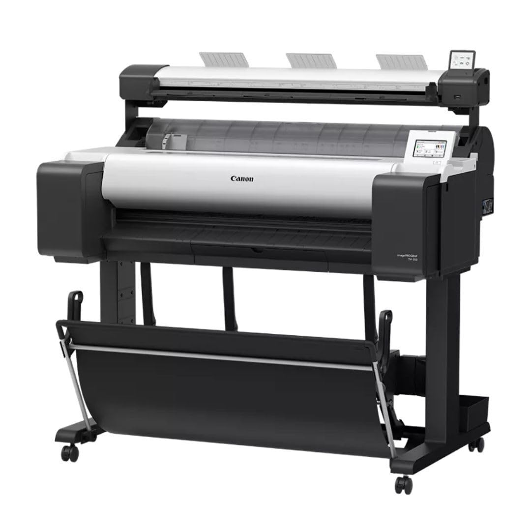 Canon imagePROGRAF TM-350 MFP Lm36 36-Inch 5-Color Lucia TD Pigment Ink Printer with 4.3-Inch Adjustable UI Screen and Automatic Paper Detection