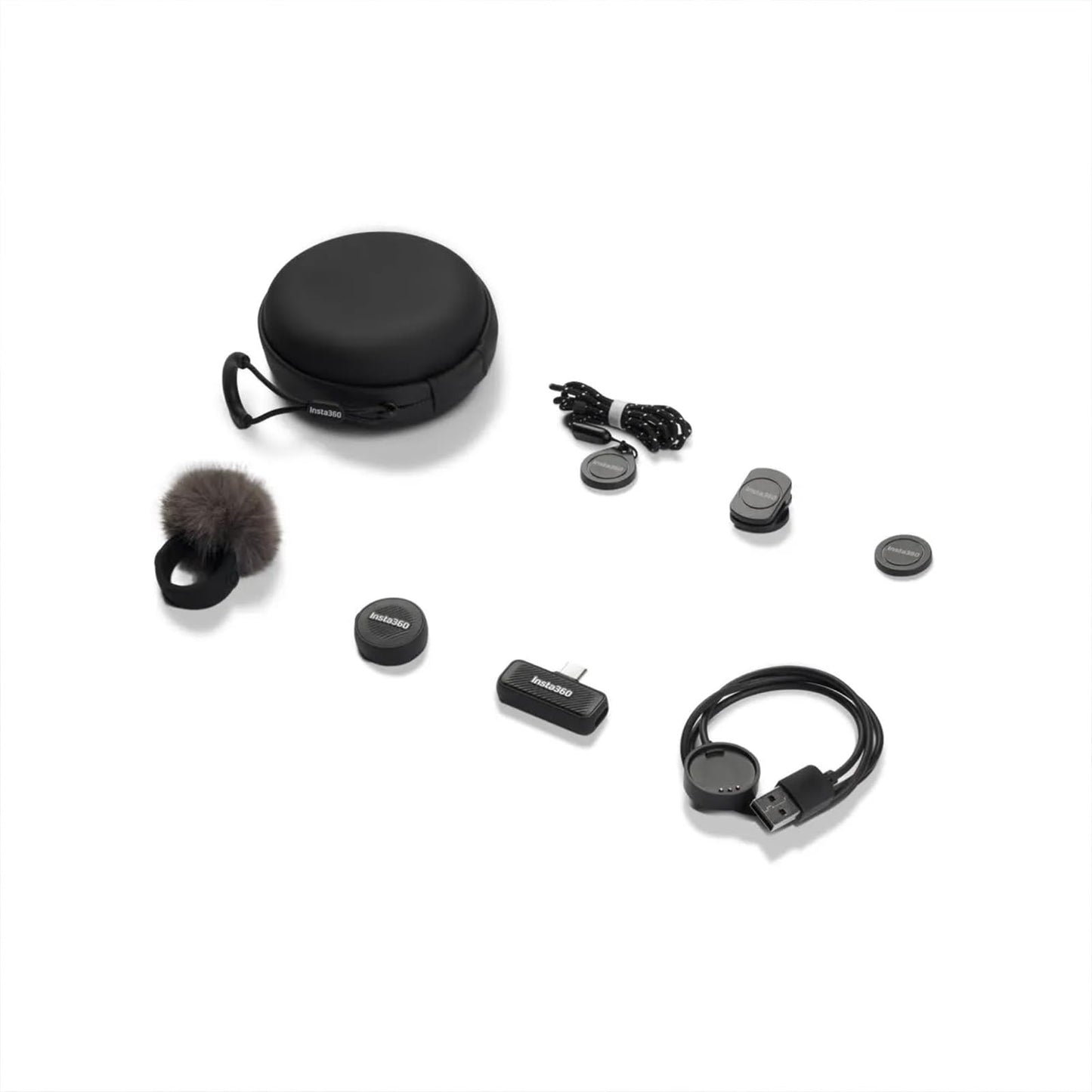 Insta360 Mic Air,Ultralight 7.9g Transmitter, as Compact as a Coin, 48kHz Audio with Built-in Noise Reduction, 10-Hour Battery Life, 300m Range