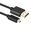 Micro HDMI to HDMI 2.1 8K Cable 3FT, Ultra High Speed 8K@60Hz 4K@120Hz 48Gbps HDMI Cord Compatible with Digital Cameras, Camcorders, Tablets (3)