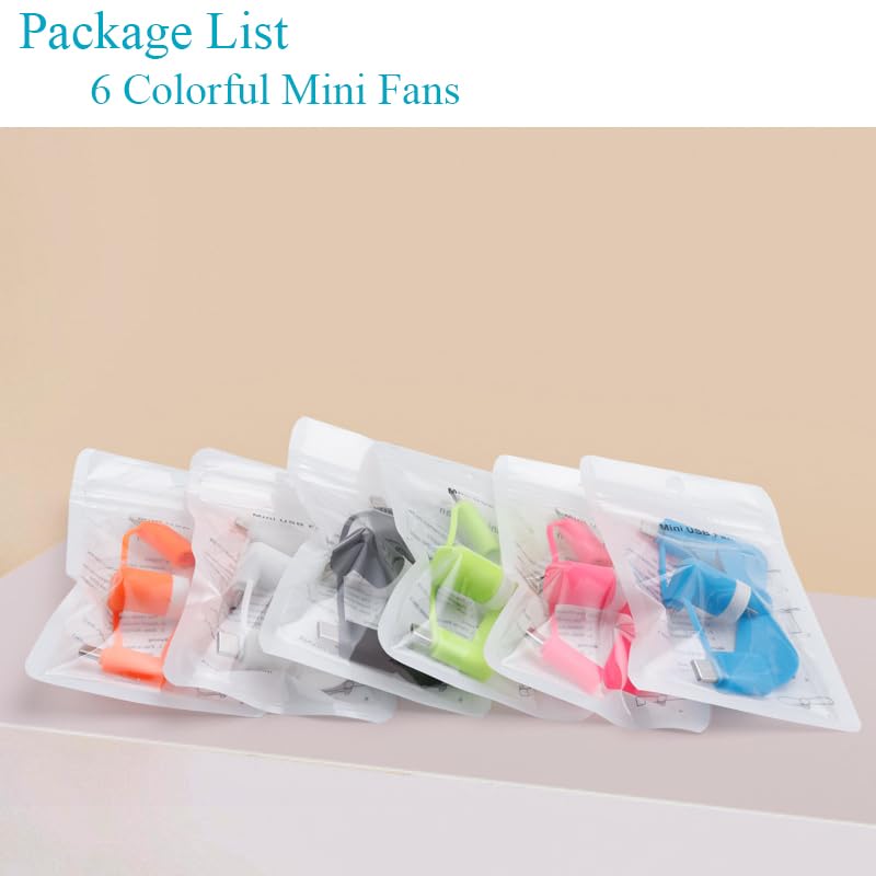MIMIRACLE Mini Cellphone Fan 3-in-1 Portable Mobile Phone Fan Compatible with iPhone, Compatible with Android Smartphone, Cell Phone Summer