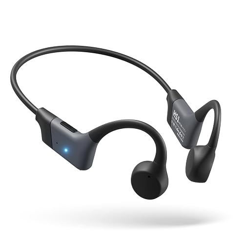 Filenor Bone Conduction Headphones, 2026 Upgrade Open-Ear Wireless Bluetooth Workout Headphones with Microphones, 8Hr Playtime, Waterproof Earphones
