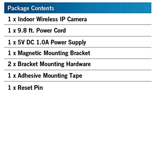 Night Owl Security Add-On Indoor Wireless 1080P Ac Powered Camera, White (CAM-WNVR2P-IN)